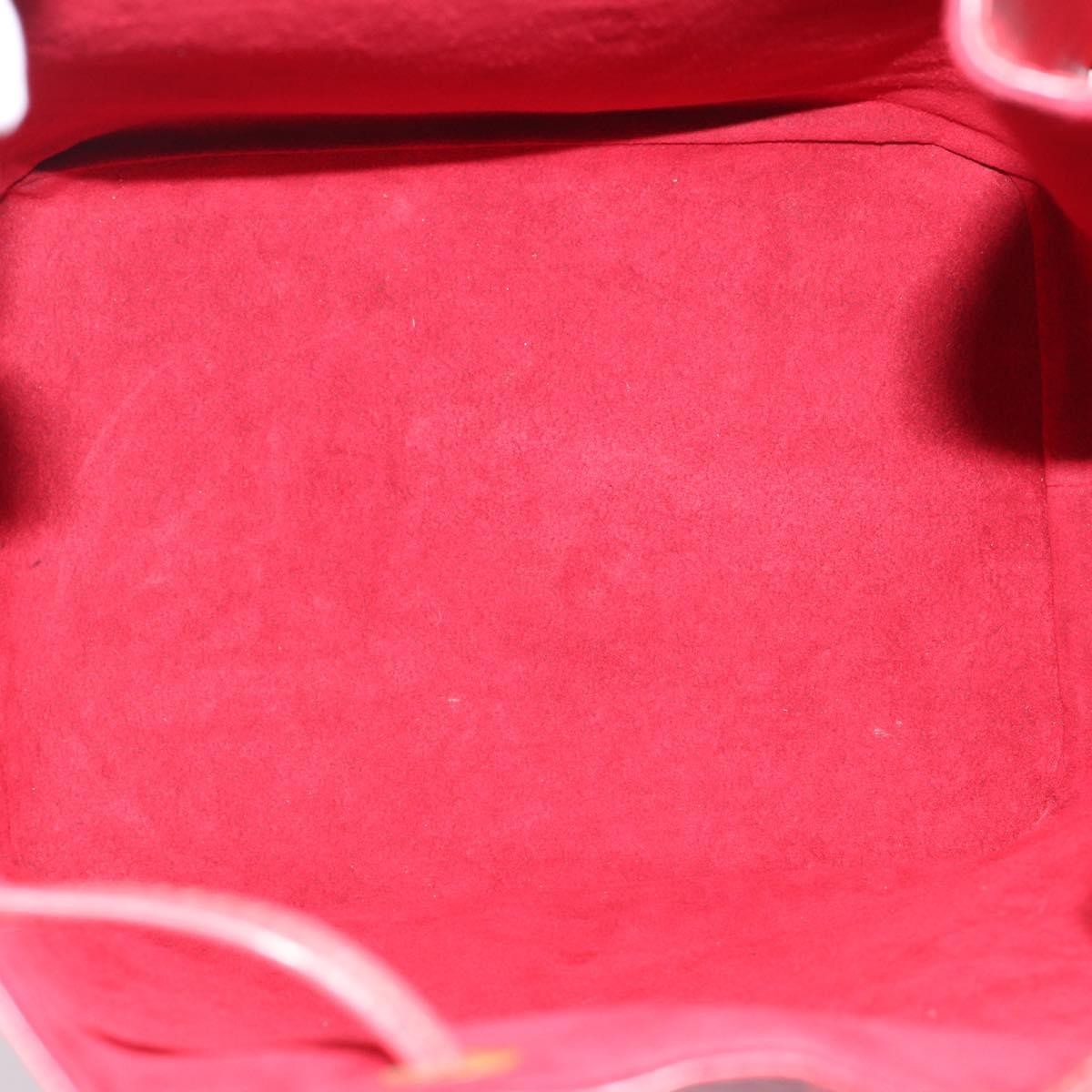 Louis Vuitton Petit Noe Epi Leather, Red, Leather, Handbag