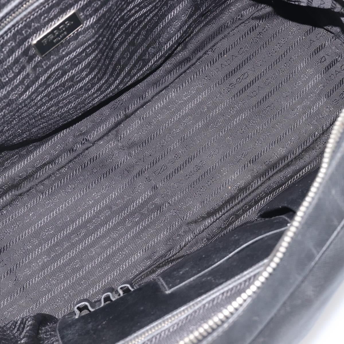 Prada Vintage Leather, Black, Leather, Handbag