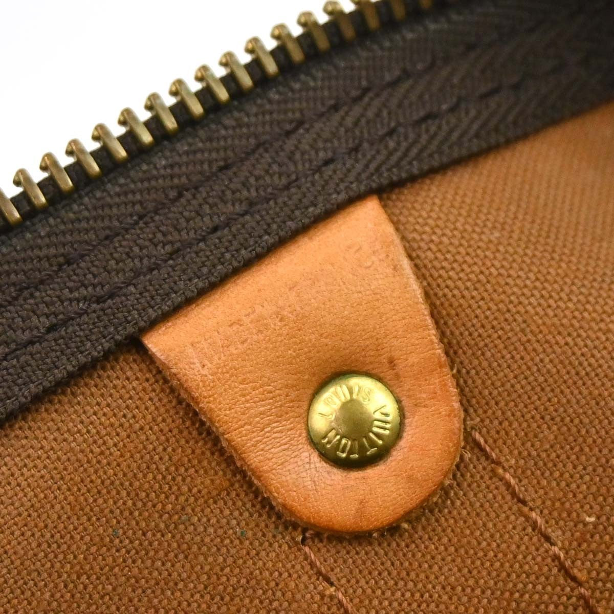Louis Vuitton Keepall Bandoulière Monogram, Brown, Canvas, Travel Bag