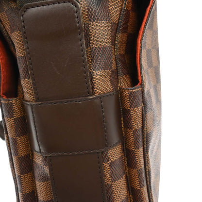 Louis Vuitton Naviglio Damier Ebene, Brown, Canvas, Shoulder Bag