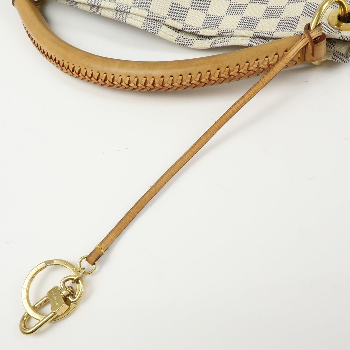 Louis Vuitton Artsy Damier, White, Canvas, Handbag