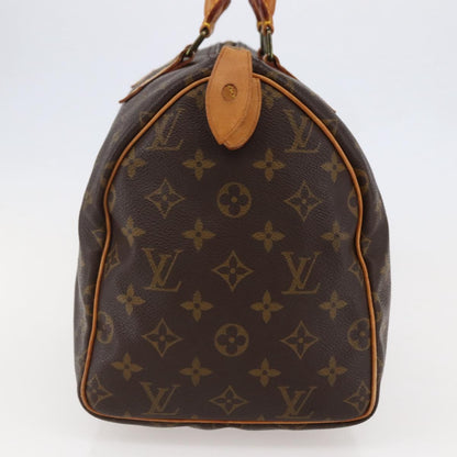 Louis Vuitton Speedy Handbag Monogram Canvas, BROWN, CANVAS, Handbag