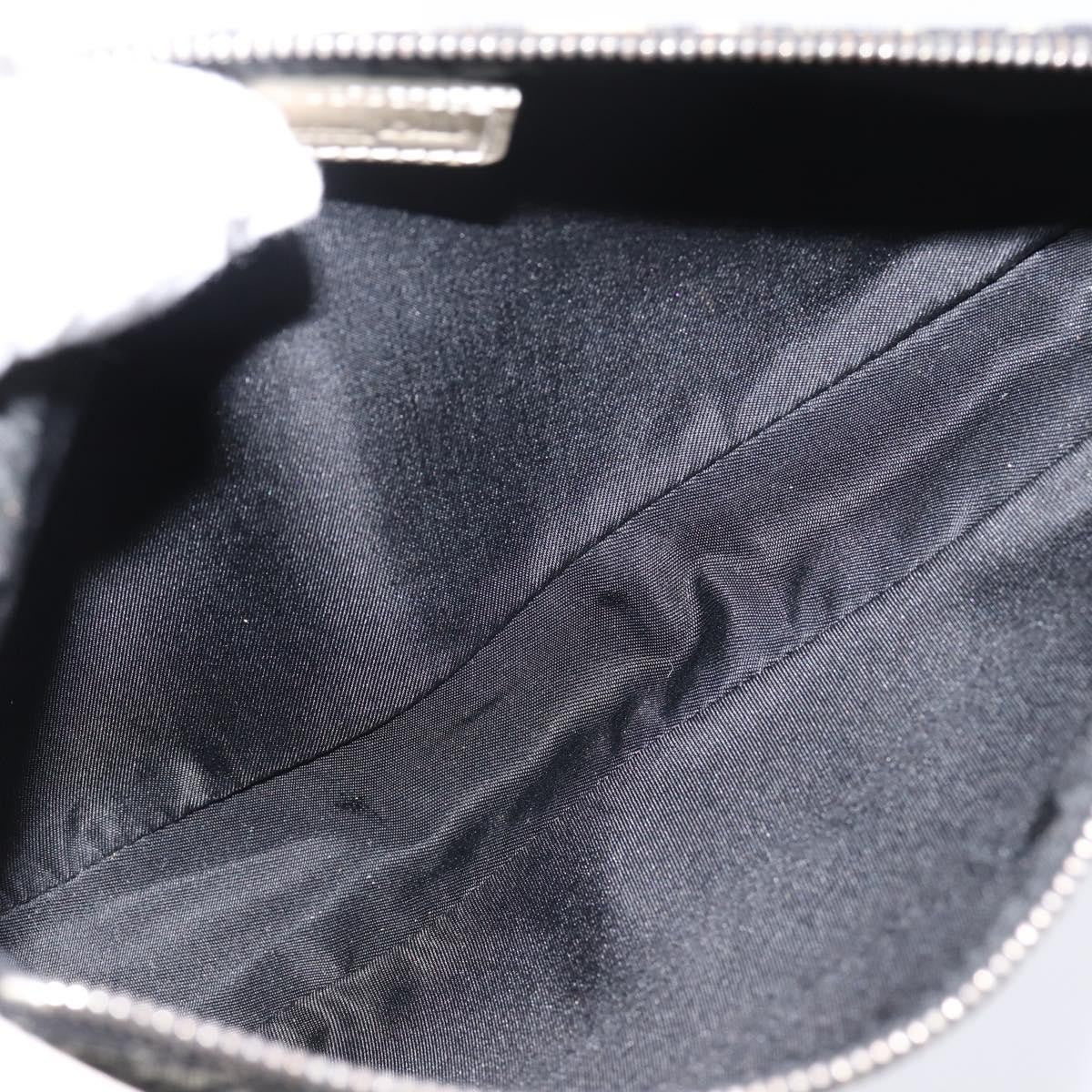 Christian Dior Vintage Saddle Diorissimo Canvas, Gray, Canvas, Handbag