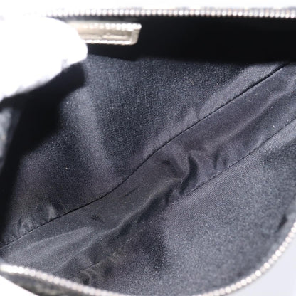 Christian Dior Vintage Saddle Diorissimo Canvas, Gray, Canvas, Handbag