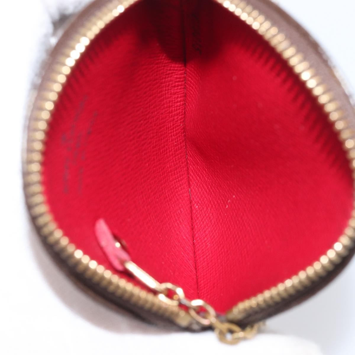 Louis Vuitton Porte Monnaie Coin Purse Limited Edition Monogram Cerises, Brown, Canvas, Clutch