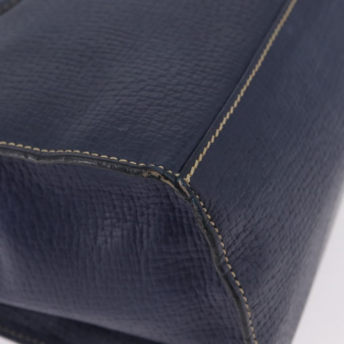 Loewe Tote Leather, Navy, Leather, Tote Bag