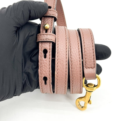 Gucci GG Marmont Top Handle Leather, Pink, Leather, Handbag