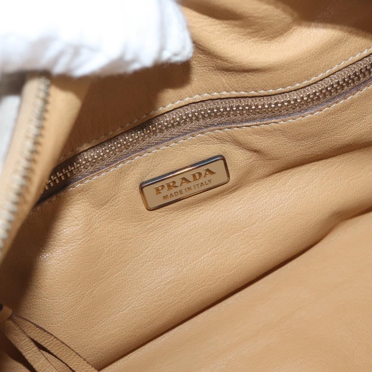 Prada Vintage Leather, Brown, Leather, Shoulder Bag
