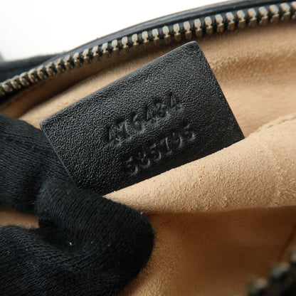 Gucci GG Marmont Belt Matelasse Leather, Black, Leather, Handbag