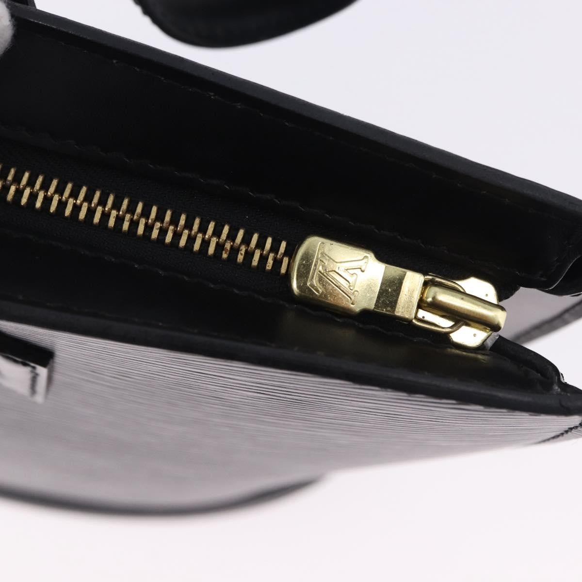 Louis Vuitton Saint Jacques Leather, Black, Leather, Shoulder Bag