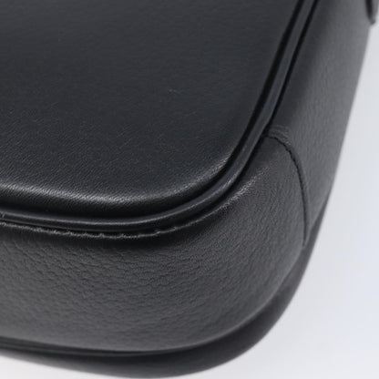 Gucci Shoulder Leather, Black, Leather, Shoulder Bag