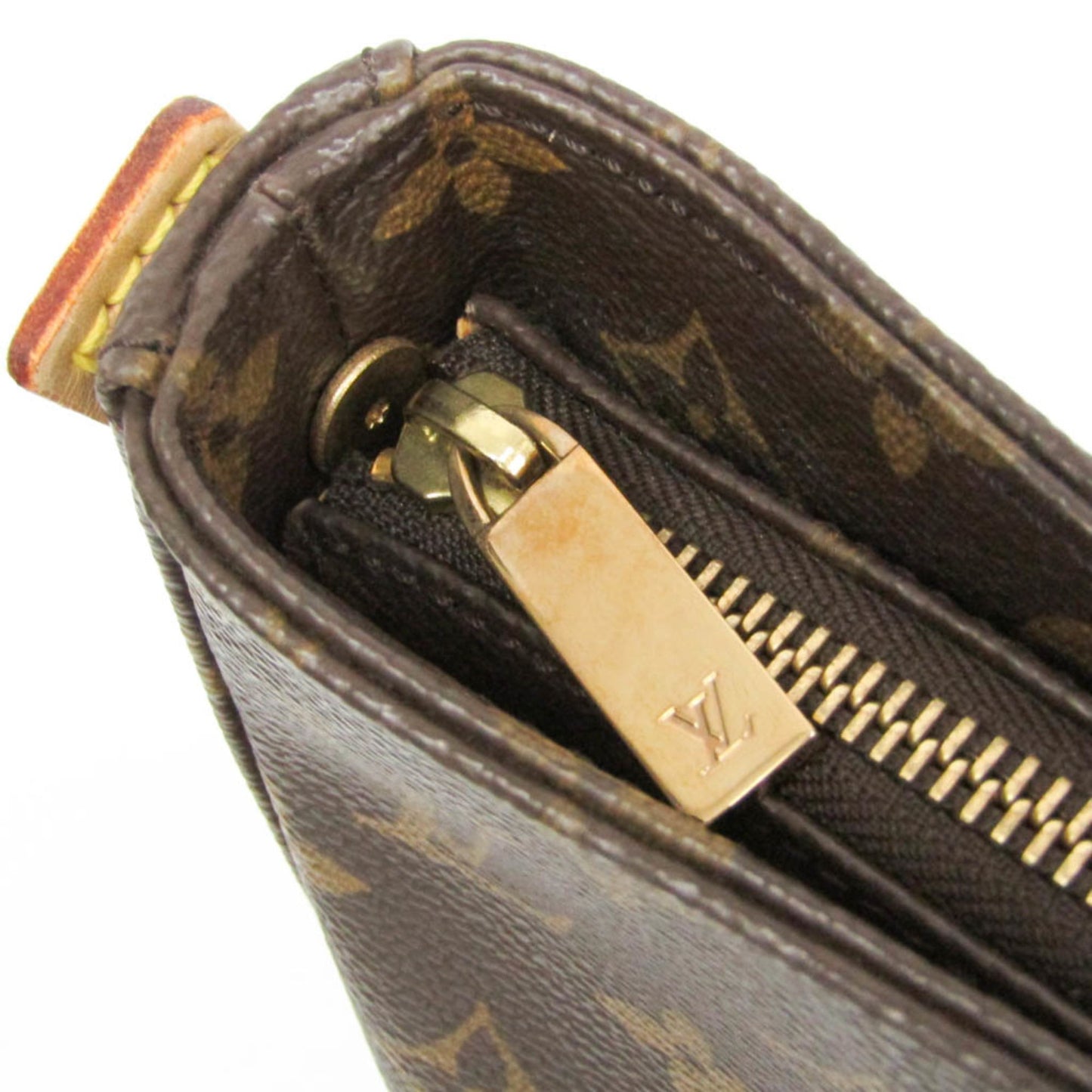 Louis Vuitton Looping Monogram Canvas, Brown, Canvas, Handbag