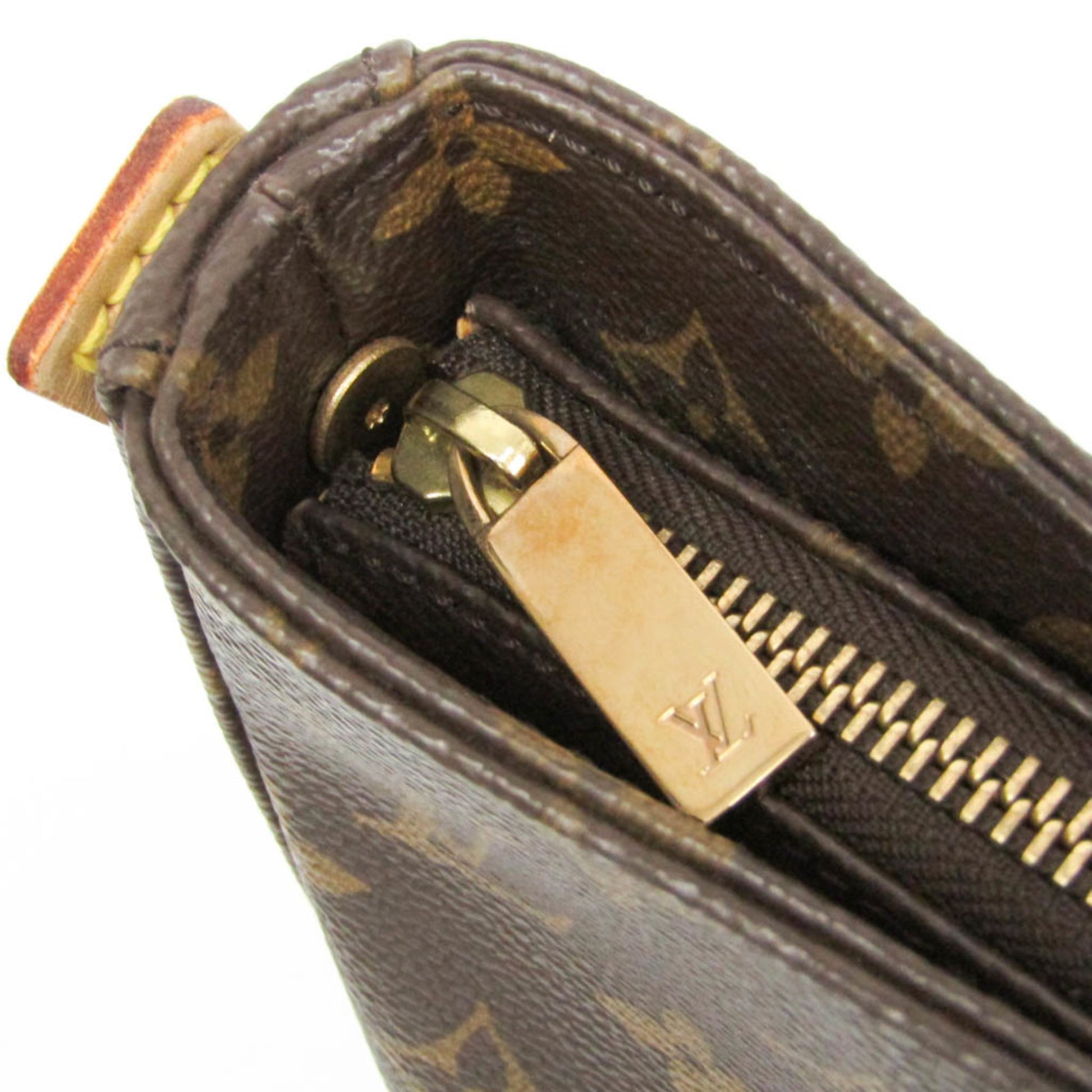 Louis Vuitton Looping Monogram Canvas, Brown, Canvas, Handbag