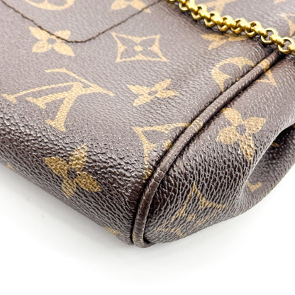 Louis Vuitton Favorite Monogram Canvas, Brown, Canvas, Handbag