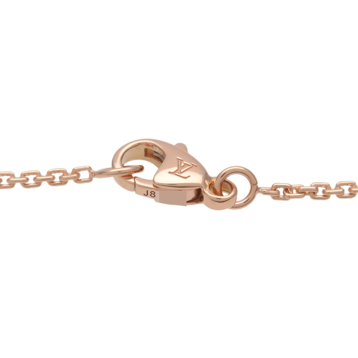 Louis Vuitton Idylle Blossom LV Pendant 18K Rose Gold with Diamond, Gold, Rose Gold, Necklace