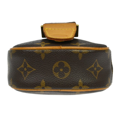 Louis Vuitton Pochette Gange Monogram Canvas, Brown, Canvas, Clutch