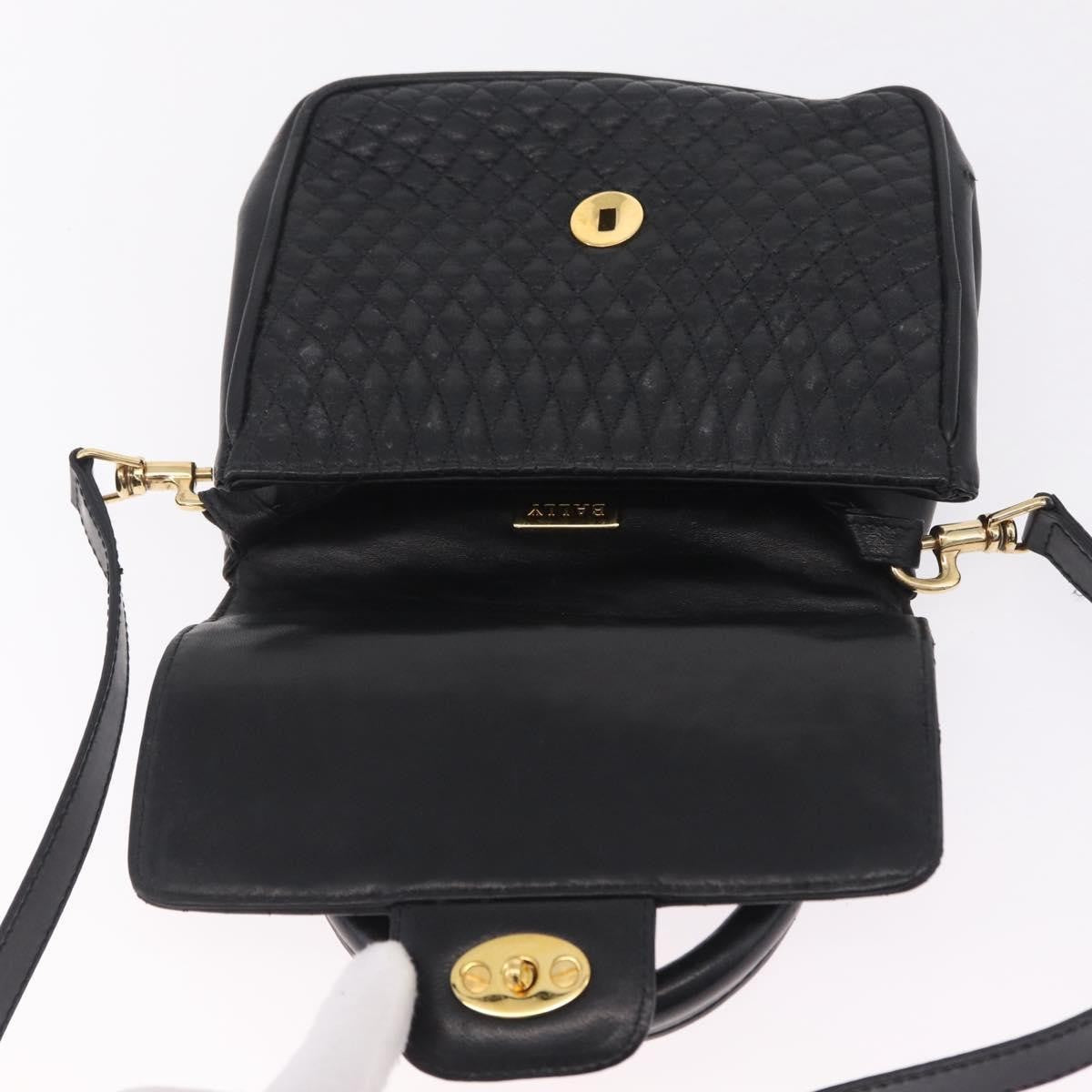 Bally Handbag Leather, Black, Leather, Handbag
