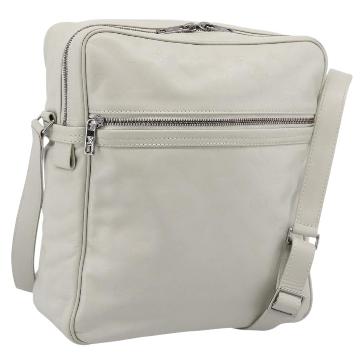 Louis Vuitton Clarkson Messenger Monogram Differ Leather, White, Canvas, Shoulder Bag