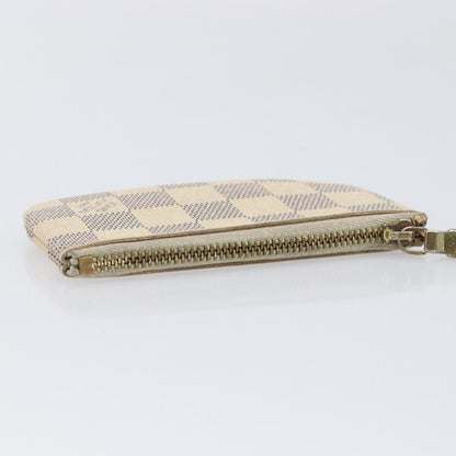 Louis Vuitton Pochette clés NM Damier Canvas, Beige, Canvas, Wallet
