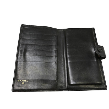 Chanel Timeless CC French Lambskin, Black, Calfskin, Wallet