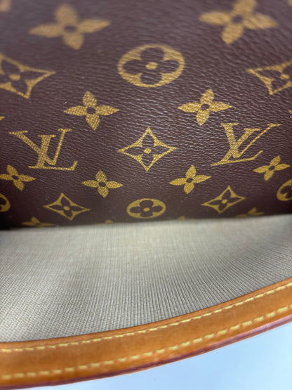 Louis Vuitton Reporter Monogram Canvas, Brown, Canvas, Shoulder Bag
