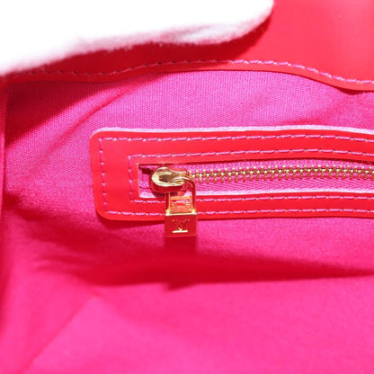 Louis Vuitton Wilshire Monogram Vernis, Pink, Patent Leather, Tote Bag