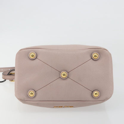 Miu Miu Madras Convertible Hobo Leather, Pink, Leather, Shoulder Bag