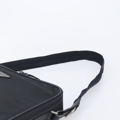 Prada Briefcase Tessuto and Saffiano Leather, Black, Nylon, Briefcase