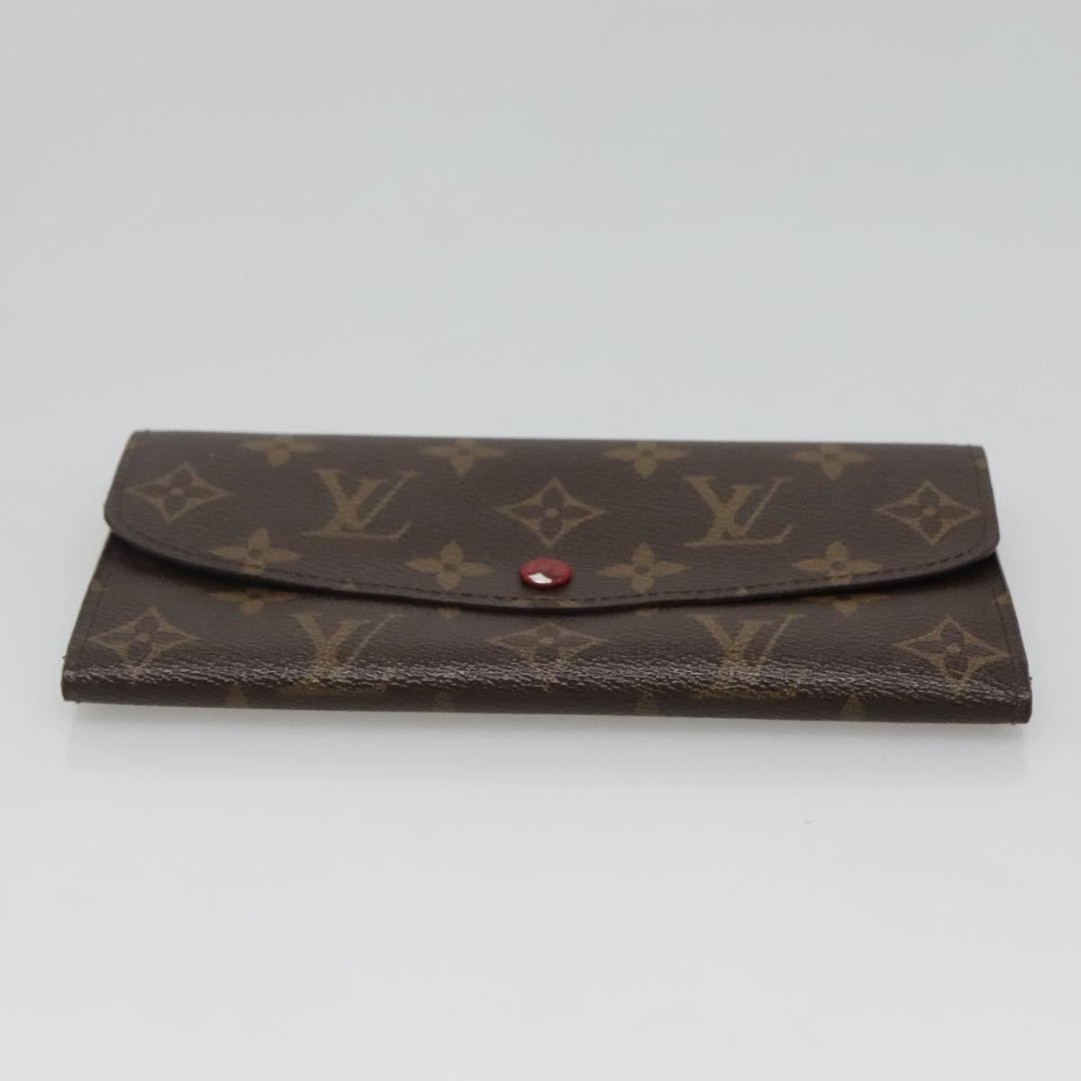 Louis Vuitton Emilie Monogram Canvas, Red, Canvas, Wallet