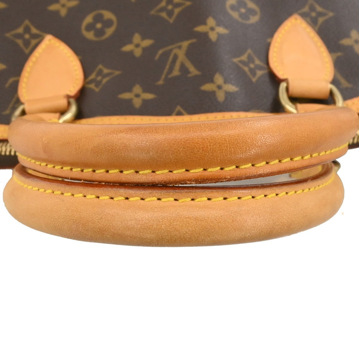 Louis Vuitton Lockit Monogram, Brown, Canvas, Handbag