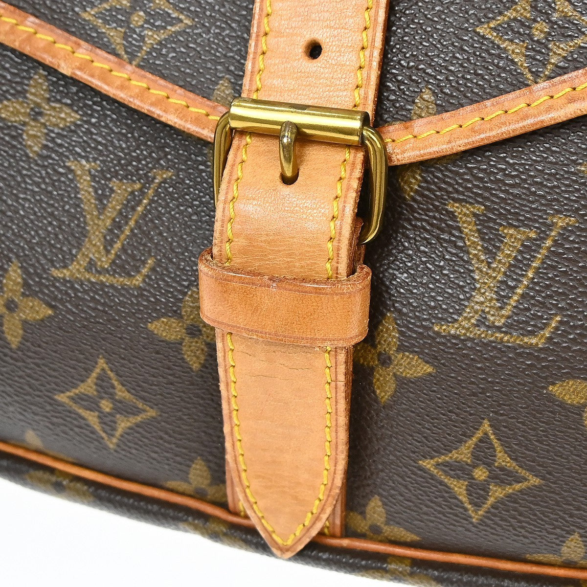 Louis Vuitton Saumur Monogram Canvas, Brown, Canvas, Shoulder Bag
