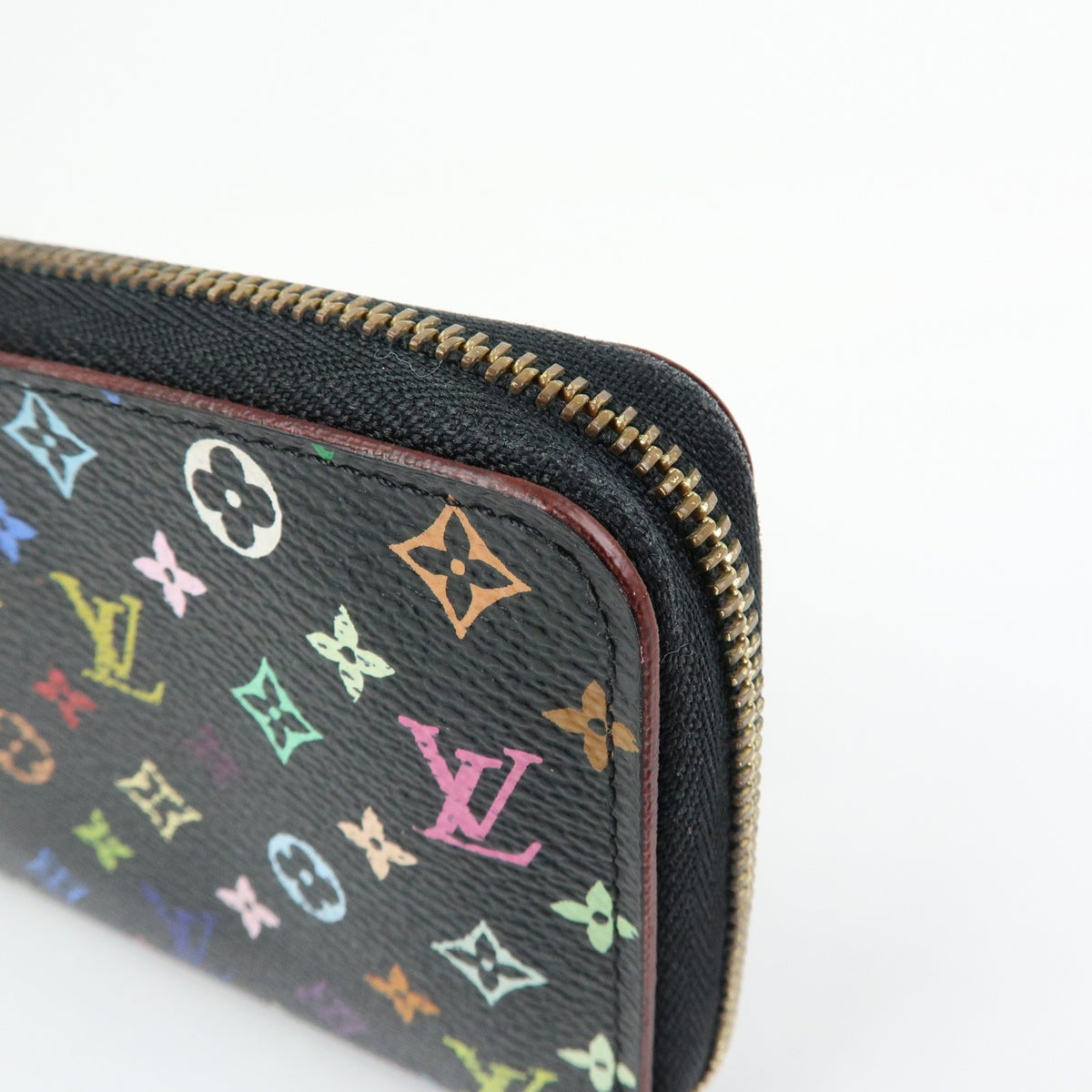 Louis Vuitton Zippy Coin Purse Monogram Multicolor, Black, Canvas, Wallet