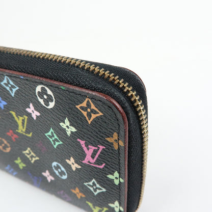 Louis Vuitton Zippy Coin Purse Monogram Multicolor, Black, Canvas, Wallet