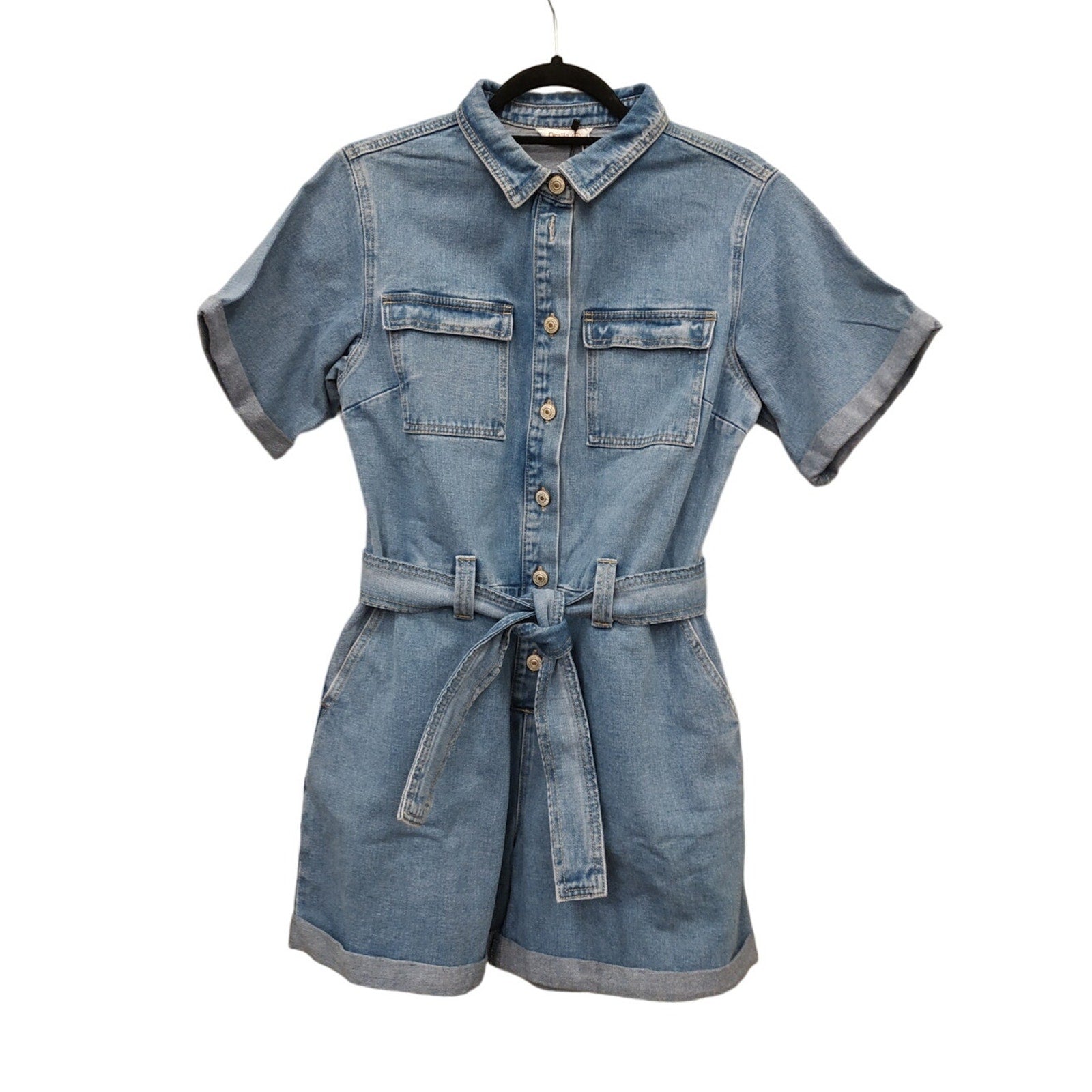 Oraije Paris Denim Playsuit
