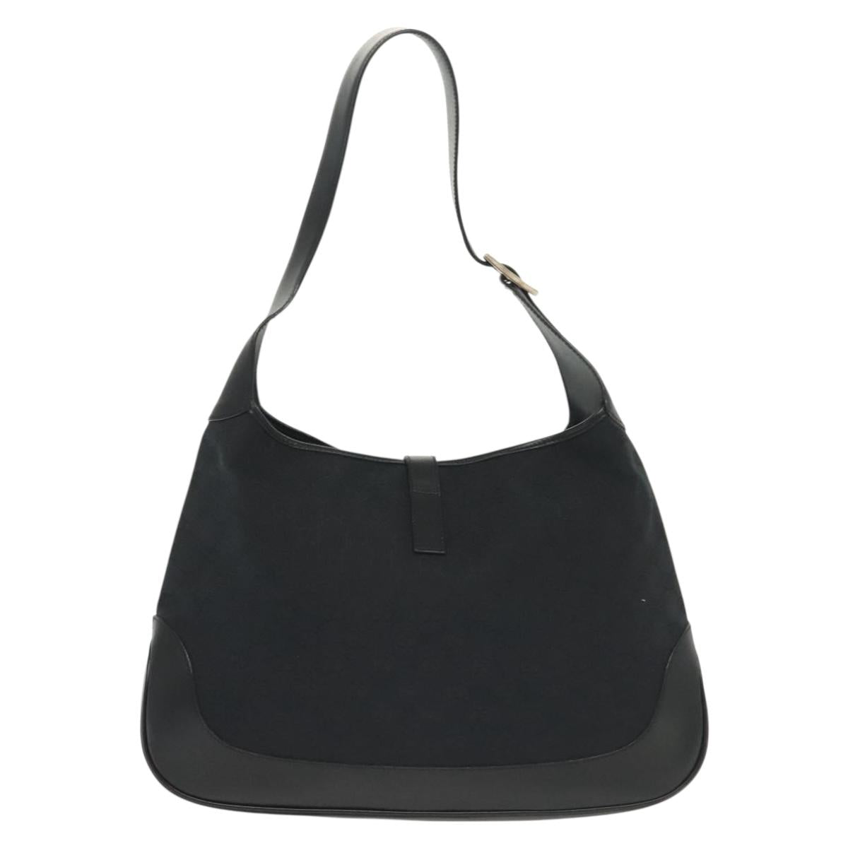 Gucci Jackie Original Shoulder Bag Diamante Coated Canvas, BLACK, CANVAS, Shoulder bag