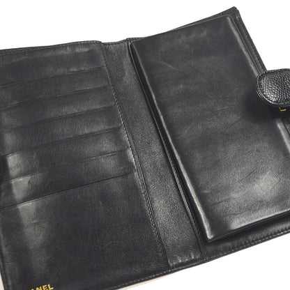 Chanel Timeless CC French Caviar, Black, Leather, Wallet