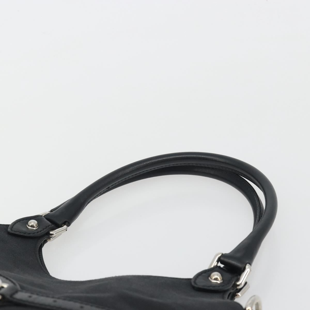 Gucci Reins Web Canvas, Black, Canvas, Shoulder Bag