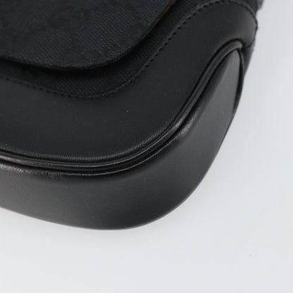 Gucci Vintage Jackie O Web Hobo GG Canvas, BLACK, CANVAS, Shoulder bag