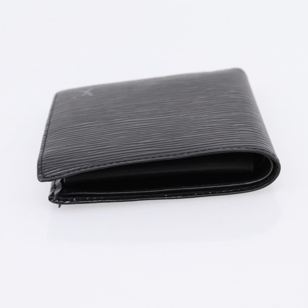Louis Vuitton Marco Epi Leather, Black, Leather, Wallet
