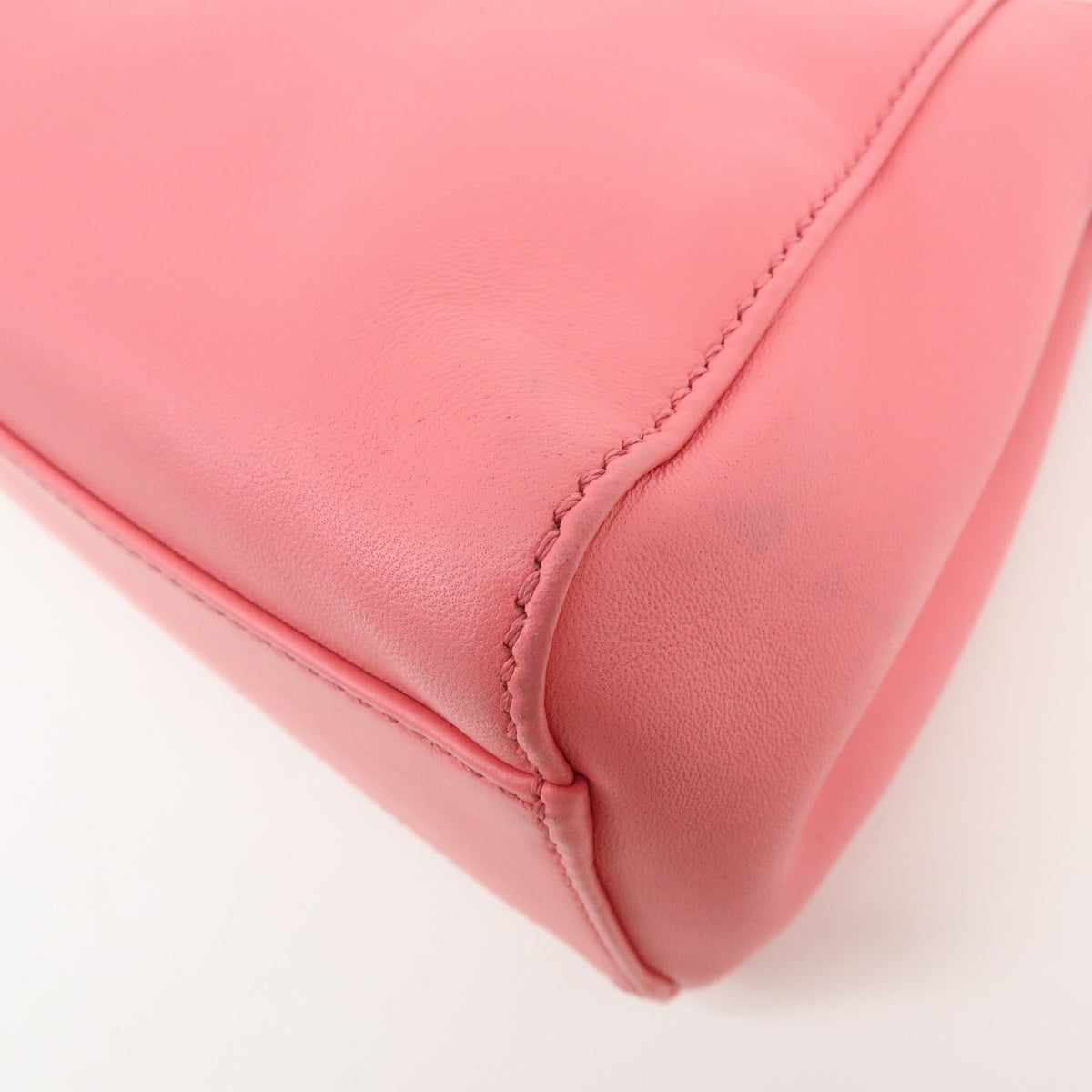 Fendi Peekaboo Leather, Pink, Leather, Handbag