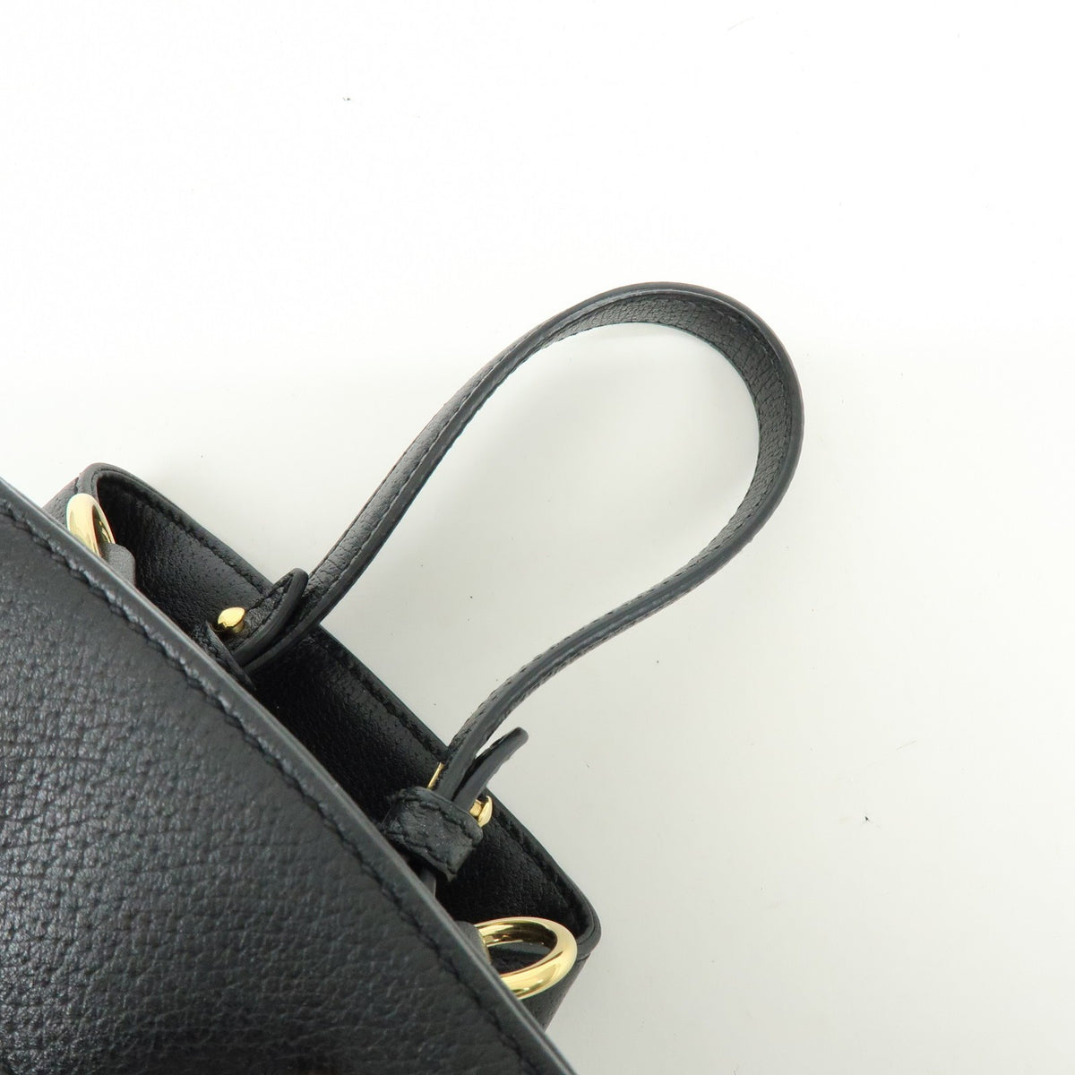 Gucci Ophidia Bucket Leather, Black, Leather, Handbag
