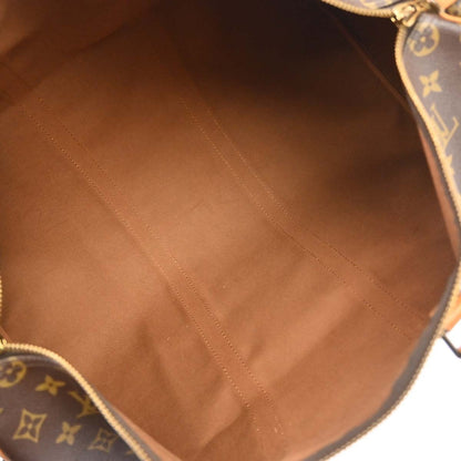 Louis Vuitton Keepall Canvas, Brown, Canvas, Travel Bag