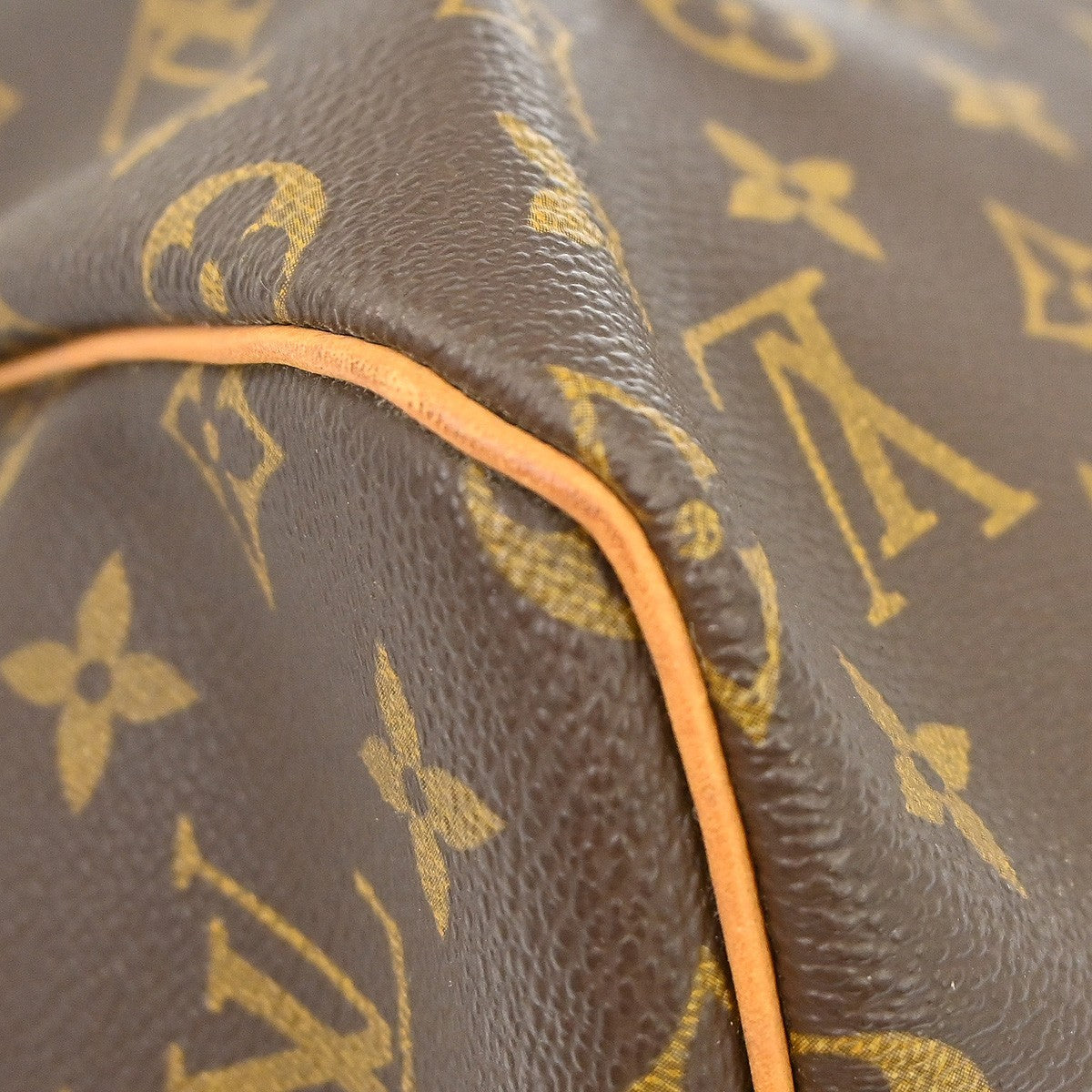 Louis Vuitton Keepall Monogram, Brown, Canvas, Travel Bag