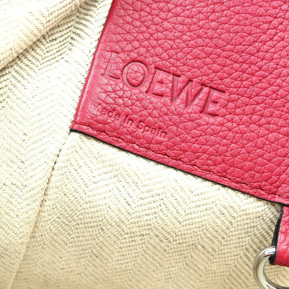 Loewe Hammock Leather, Pink, Leather, Handbag