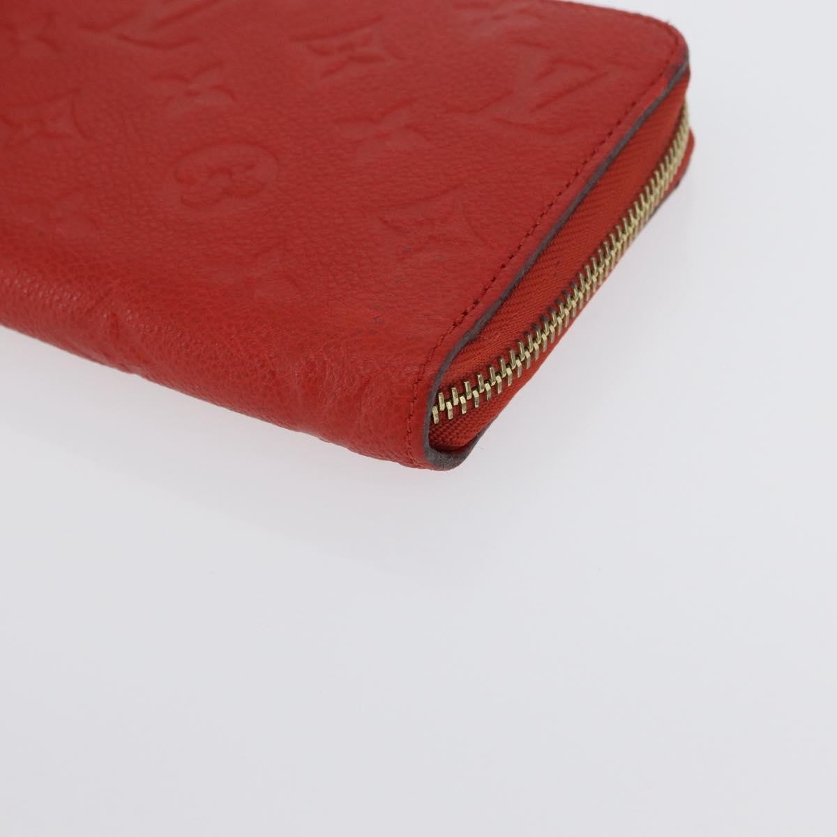 Louis Vuitton Portefeuille zippy Monogramme Empreinte Monogramme Empreinte, Orange, Leather, Wallet
