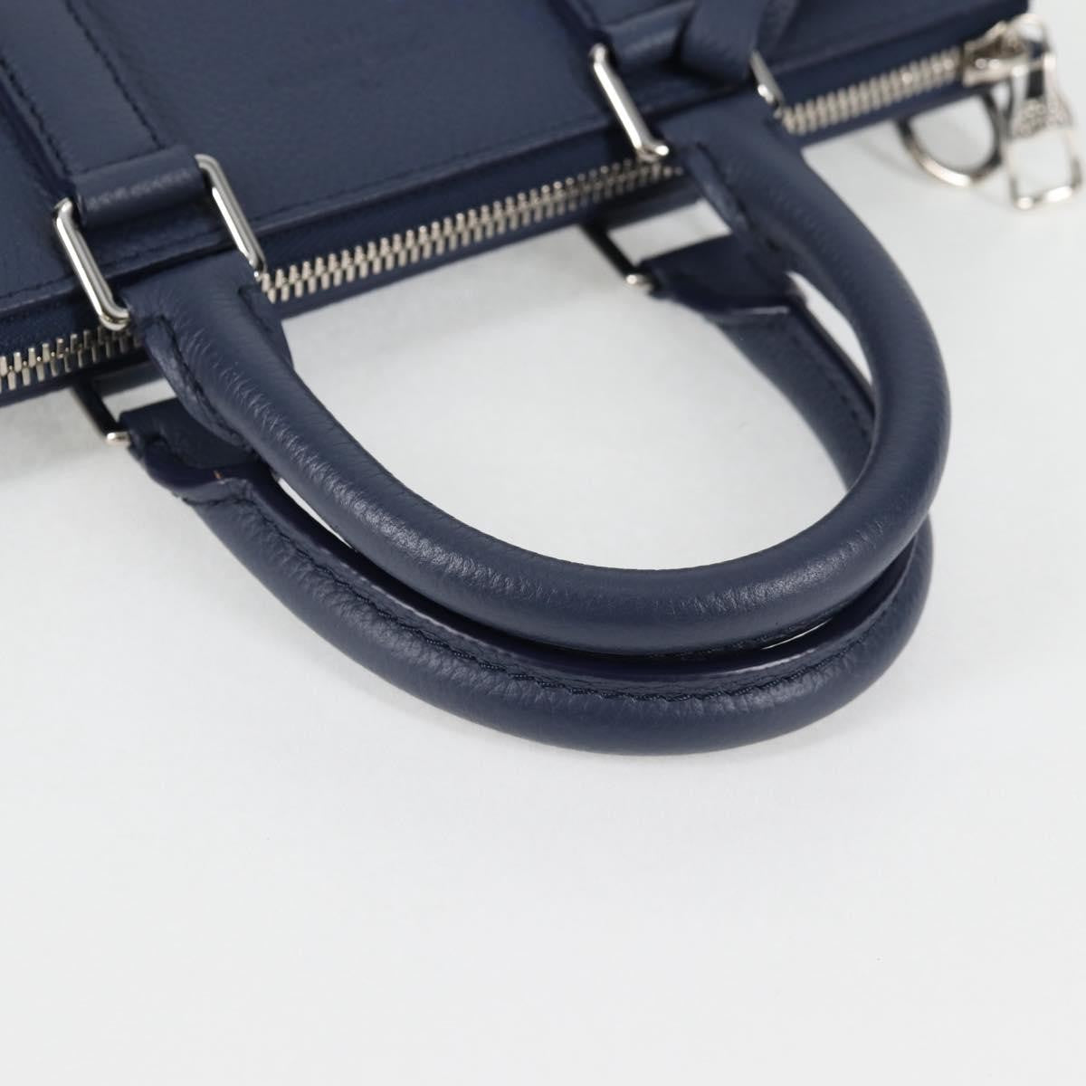 Louis Vuitton Sac Plat Zipped Limited Edition Monogram Ink Watercolor Leather, Blue, Canvas, Handbag