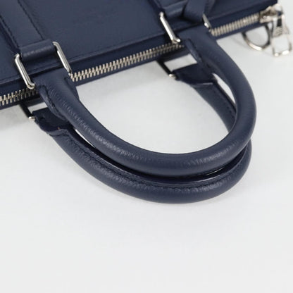 Louis Vuitton Sac Plat Zipped Limited Edition Monogram Ink Watercolor Leather, Blue, Canvas, Handbag