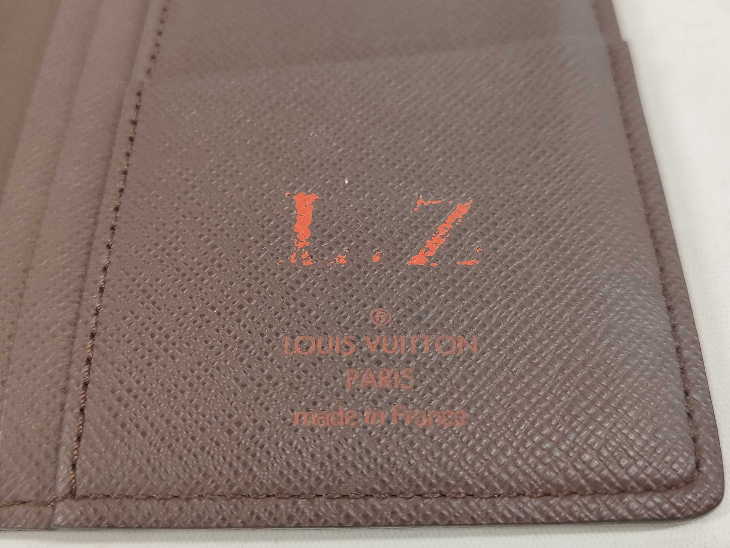 Louis Vuitton Brazza Long Bifold Damier, Brown, Canvas, Wallet