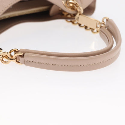 Salvatore Ferragamo Betulla Chain Tote Leather, Pink, Leather, Handbag