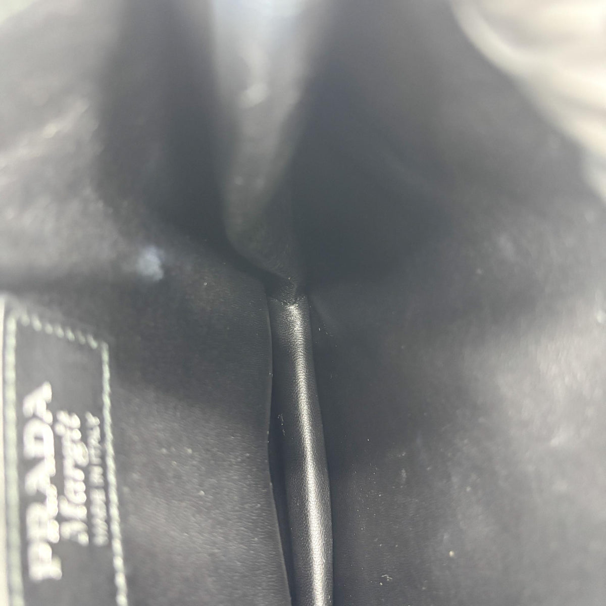 Prada Margit Calf Leather, Black, Calfskin, Shoulder Bag